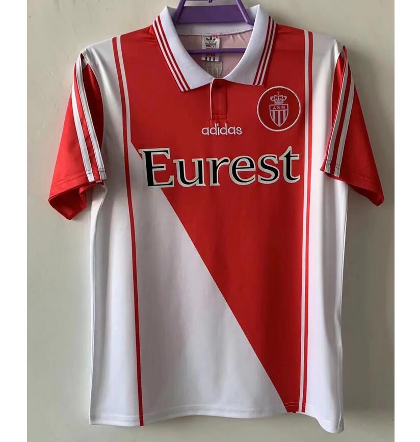 1998 Monaco Retro Home Kit Soccer Jersey